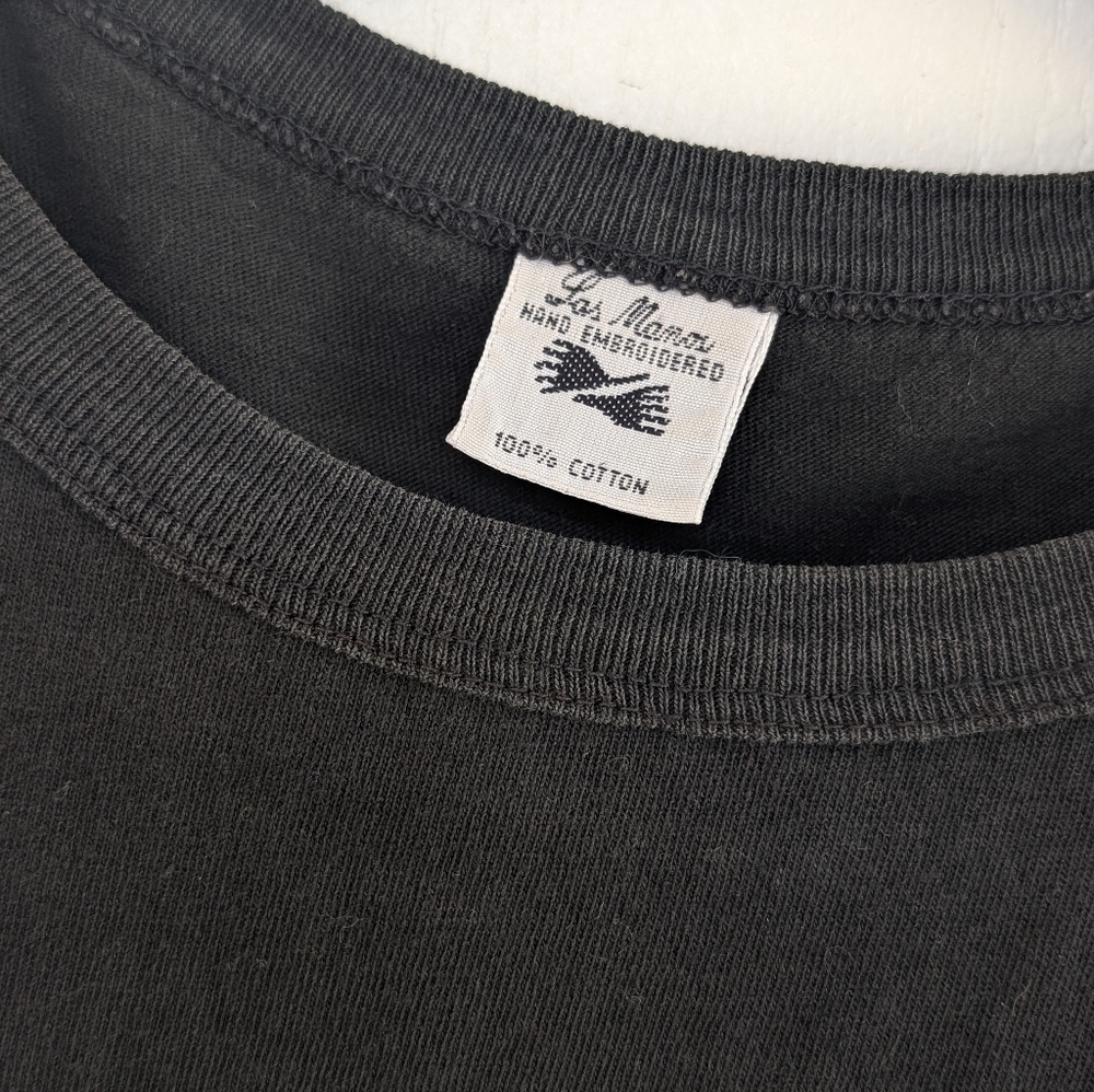 Vintage Hand Embroidered Save the Forest Tee Tshirt - Picture 3 of 8